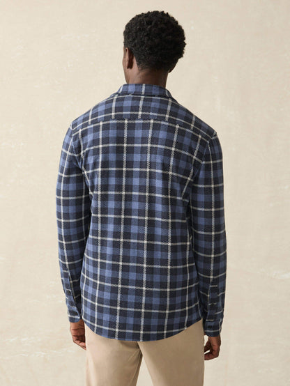 Legend™ Sweater Shirt - Blue Winds Plaid