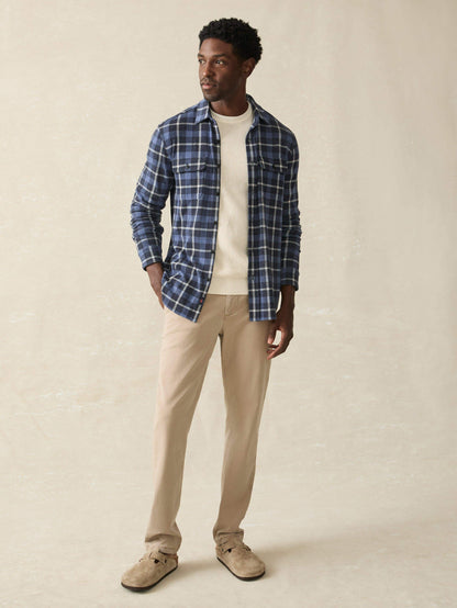 Legend™ Sweater Shirt - Blue Winds Plaid