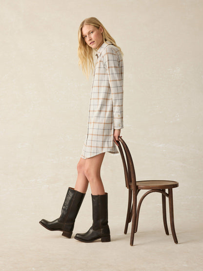 Legend™ Sweater Dress - Open Tundra Windowpane
