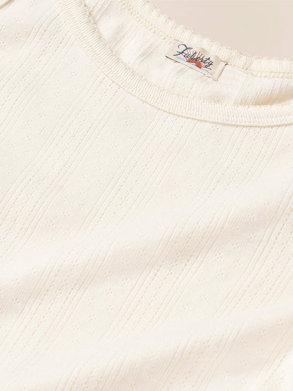 Pacific Pointelle Tank - Egret