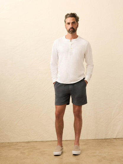 Corduroy Drawstring Utility Short - Steel River