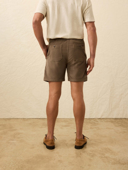 Corduroy Drawstring Utility Short - Elm Ridge