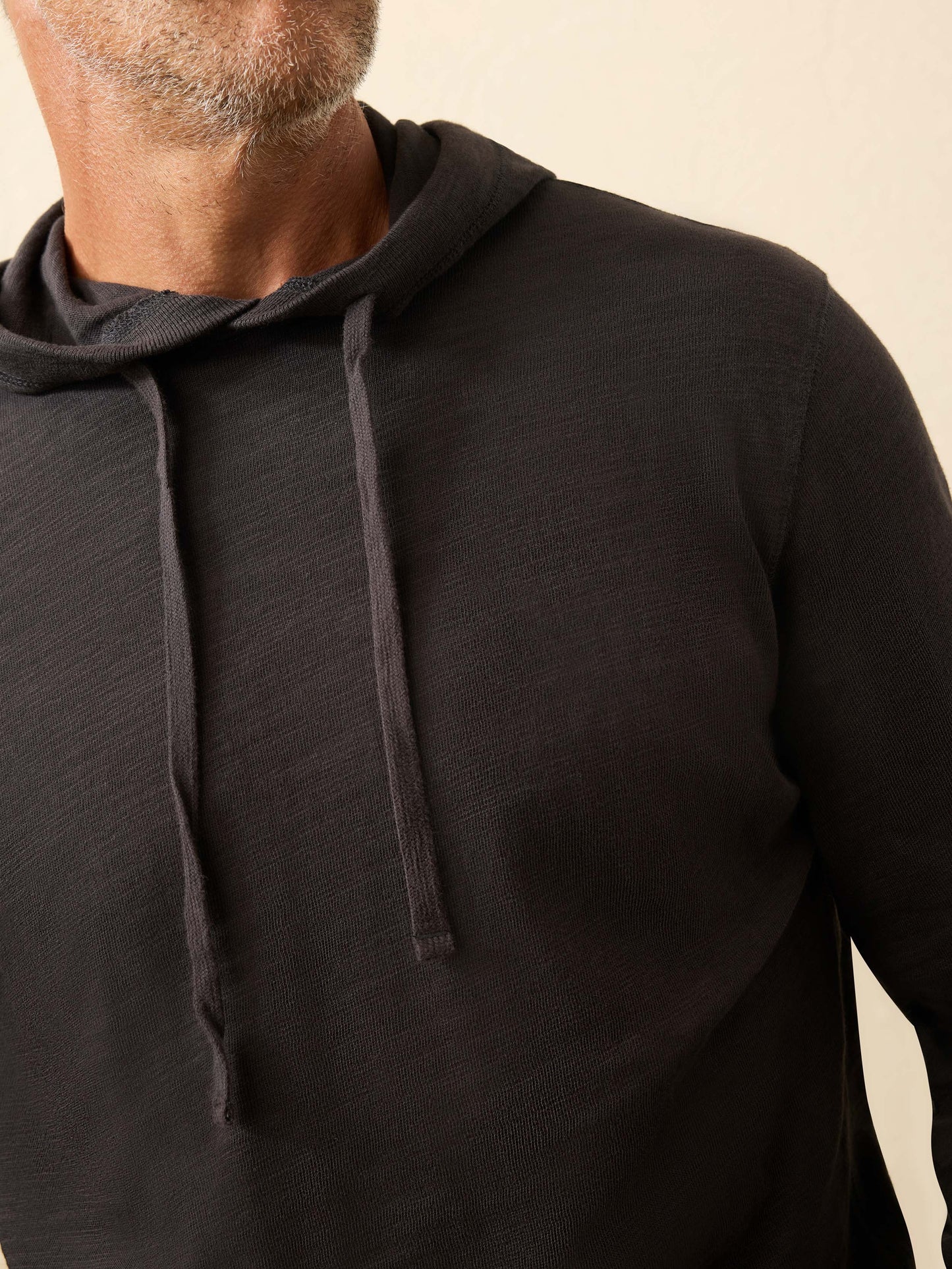 Sunwashed Midweight Organic Hoodie - Ridge Black