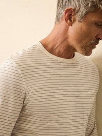 Cream Flint Stripe