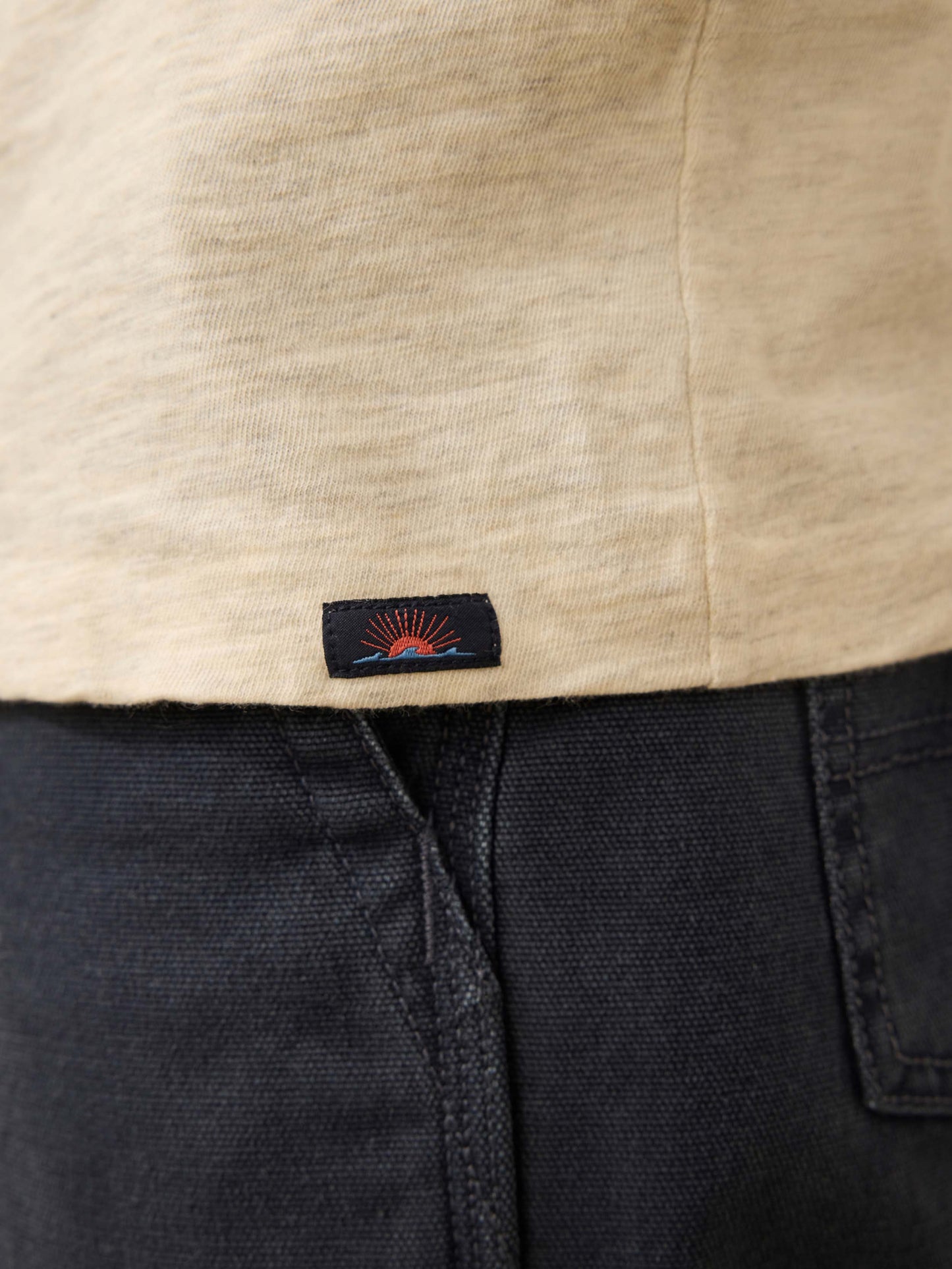 Nazare Sunwashed Tee - Island Dune Heather