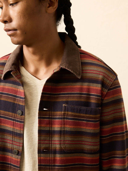 High Ridge Twill Studio Jacket - Night Time Fire Stripe