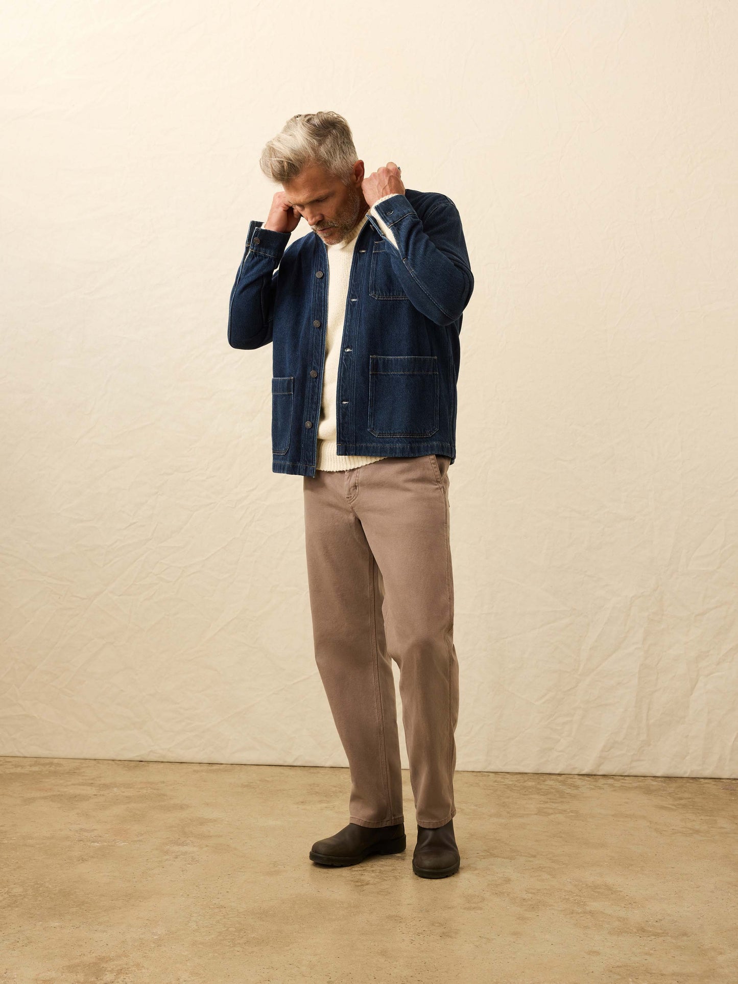 High Ridge Twill Studio Jacket - Tidewater Wash