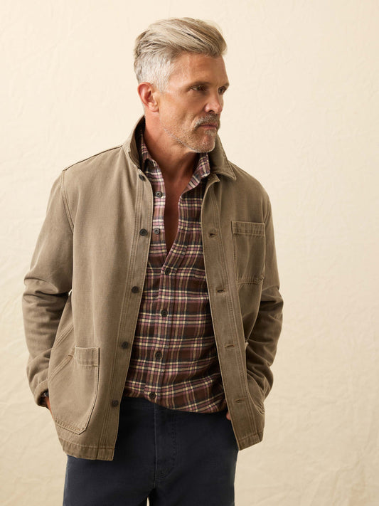 High Ridge Twill Studio Jacket - Almond Hill Wash