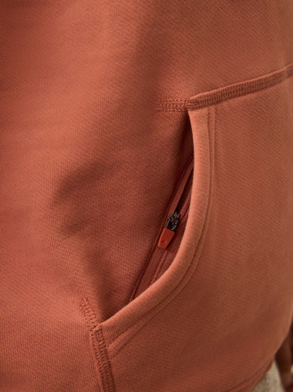 High Standard Fleece Hoodie - Dusty Sienna