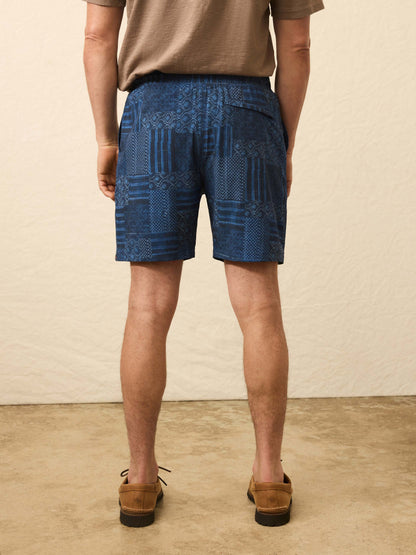 Shorelite Lined Trunk (7") - Harbor Blues Patchwork