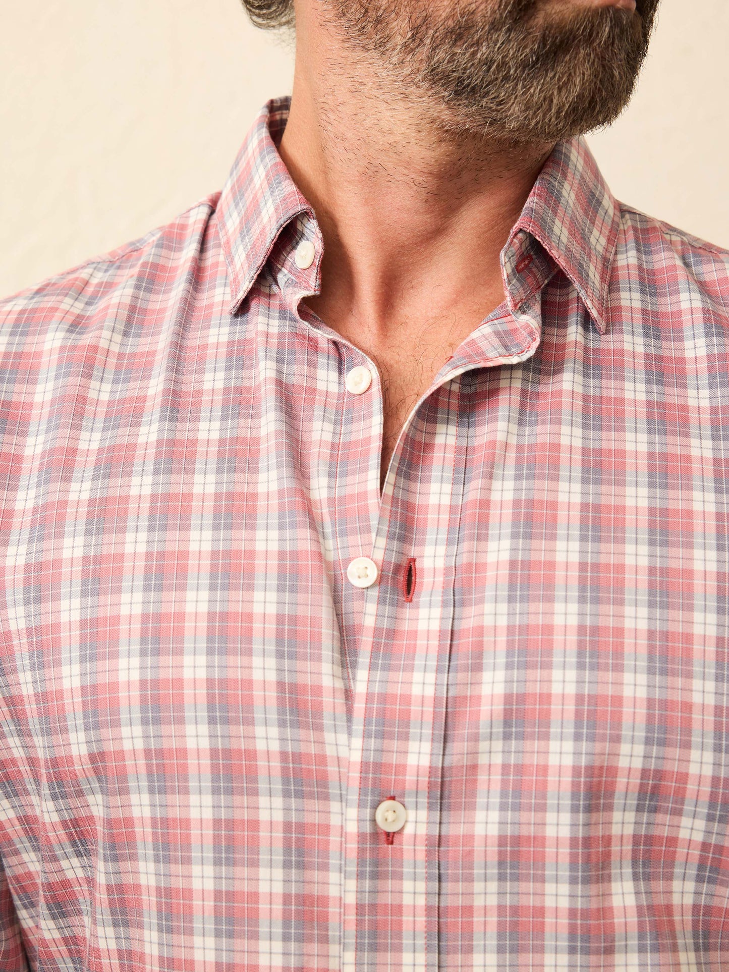 Movement™ Shirt - Red Charcoal Plaid