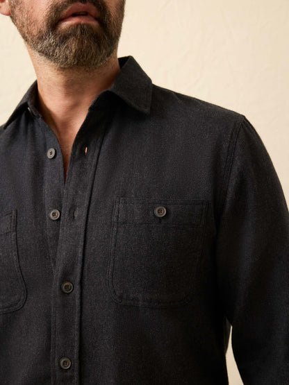 Heirloom Portuguese Flannel Shirt- Salema Storm