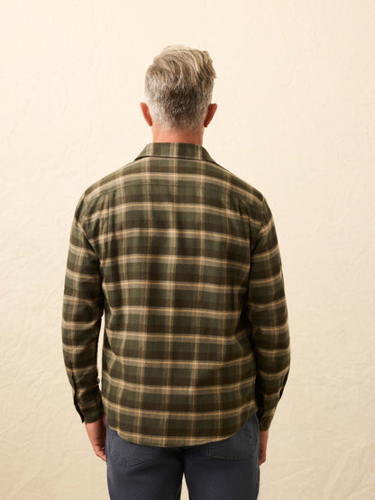 Heirloom Portuguese Flannel Shirt- Garret Verde Plaid
