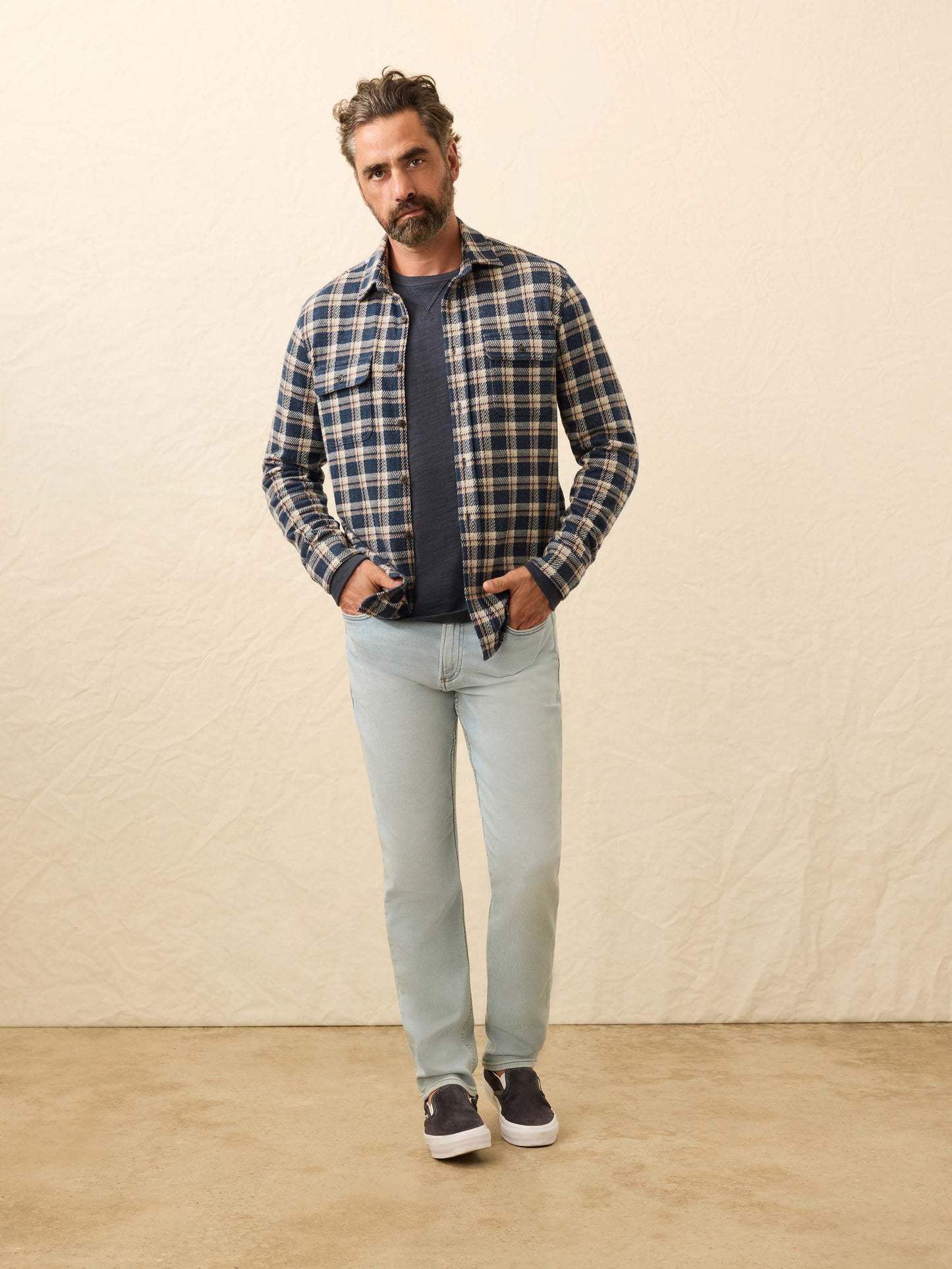 Legend Sweater Shirt - Golden Lake Plaid