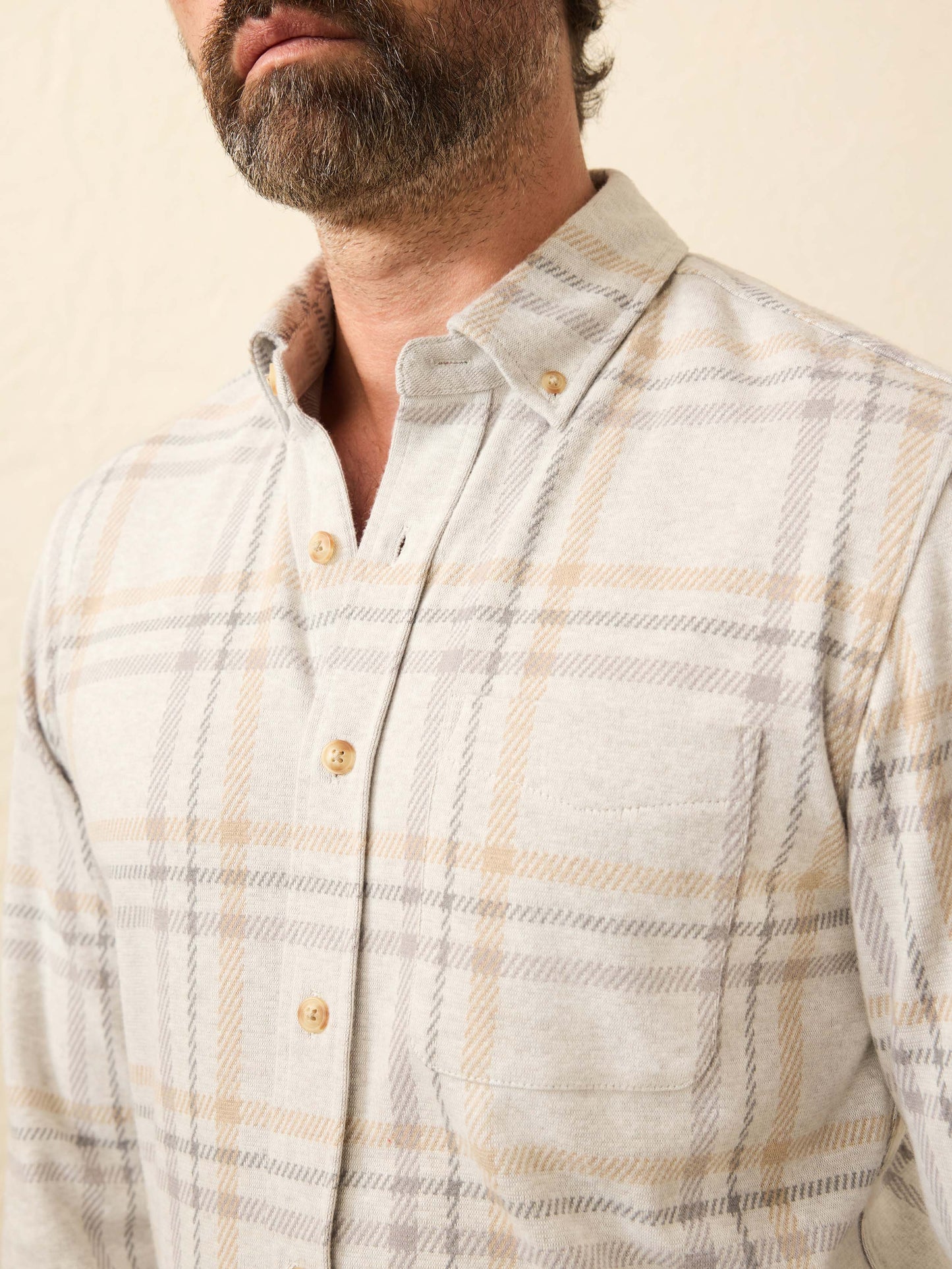 Legend™ Sweater Shirt (Single Pocket) - Sandy Trails Plaid
