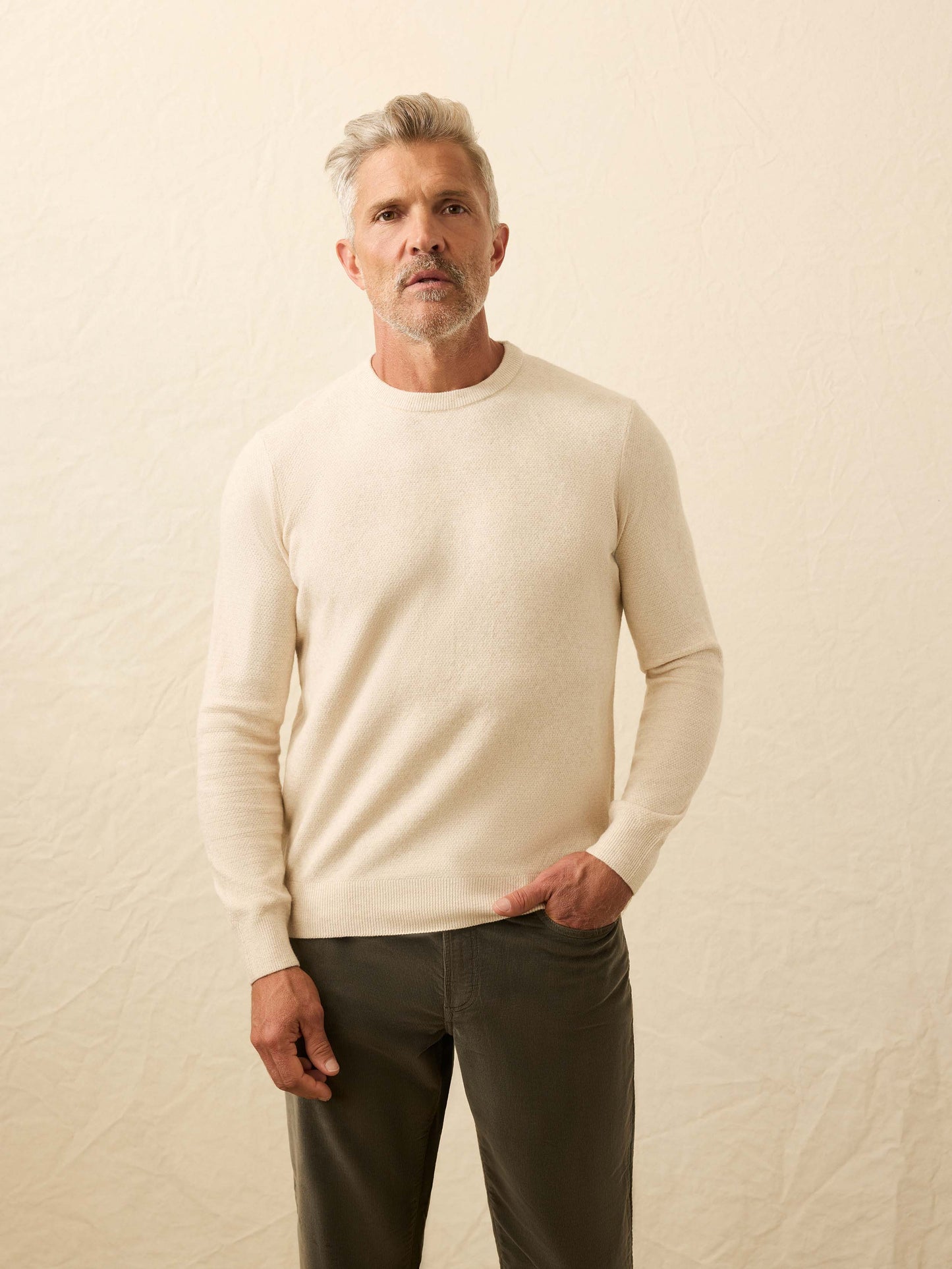 Jackson Crew Sweater - Ivory Sky Feeder