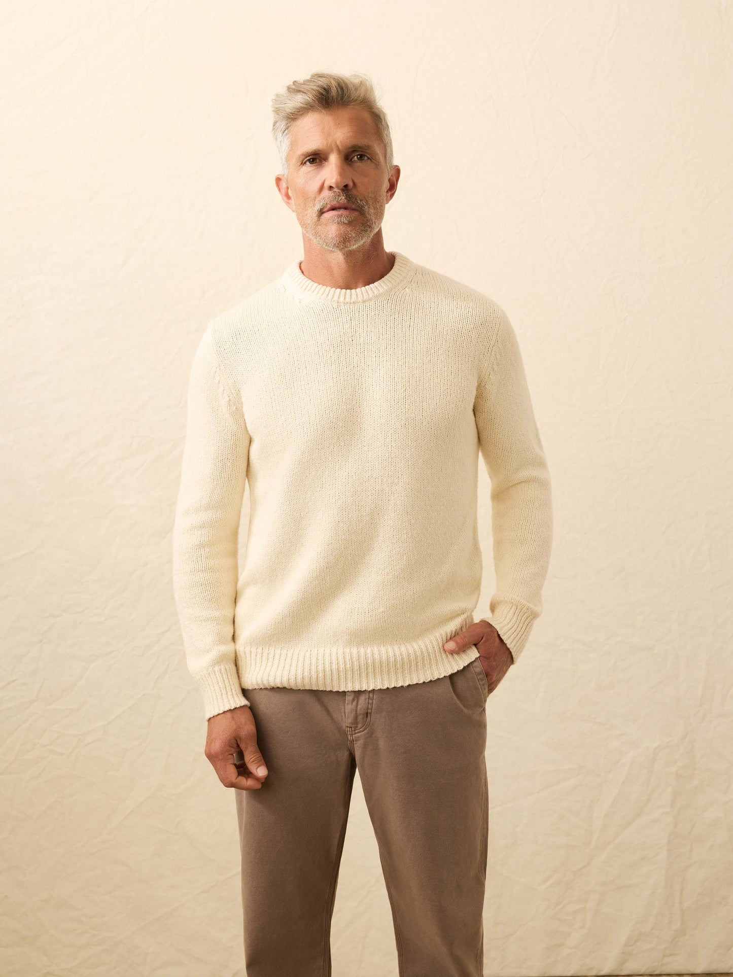 Heirloom Crewneck Sweater - Bone