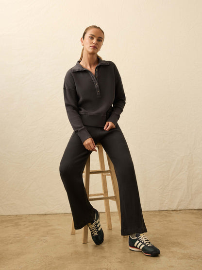 Après Waffle Pant - Washed Black