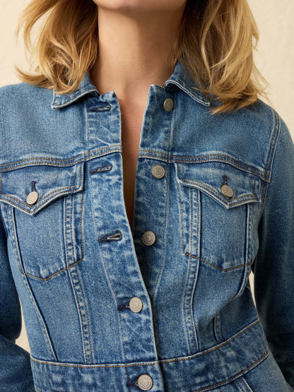 Michelle Denim Dress - Sea Bright Wash