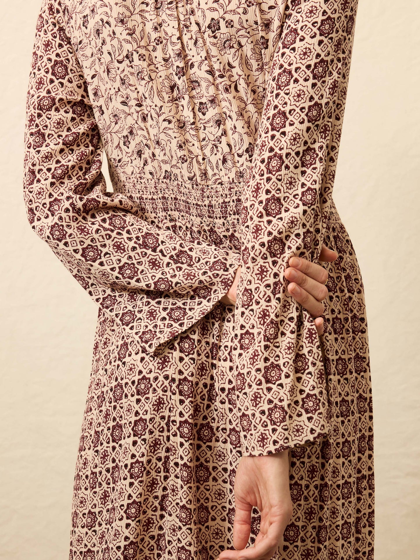 Dakota Dress - Sunrise Azulejos Mixed Print