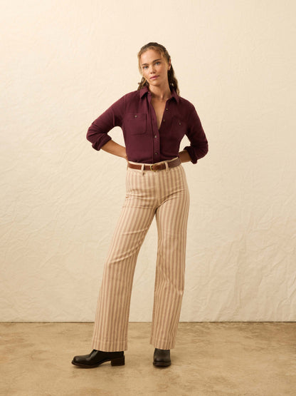 Legend™ Sweater Shirt - Burgundy Twill