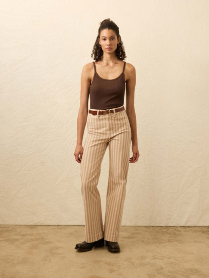 Sunday Rib Tank - Chicory Coffee