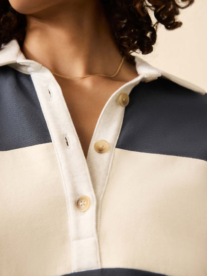 High Standard Fleece Rugby - Retro Moon