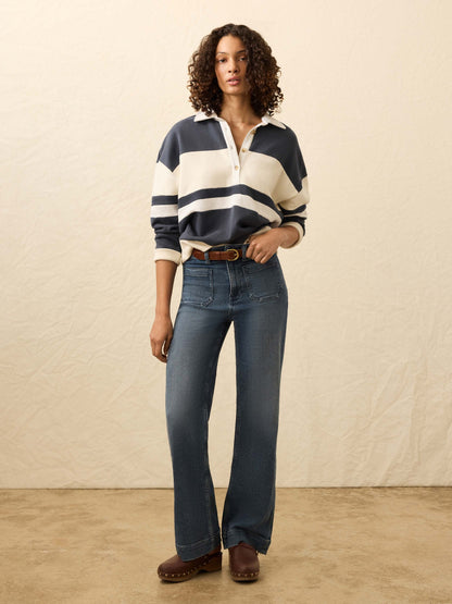 High Standard Fleece Rugby - Retro Moon