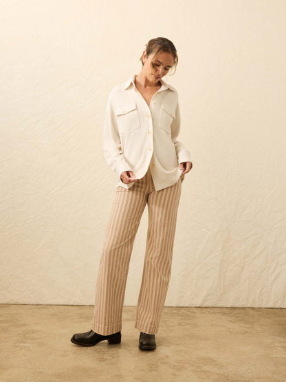 Legend™ Sweater Overshirt - Off White