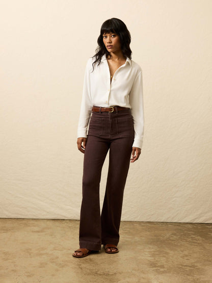 Legend™ Classic Sweater Shirt - Pure White Twill