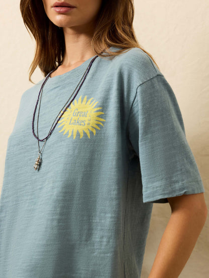 Sunwashed Slub Vintage Tee - Citadel