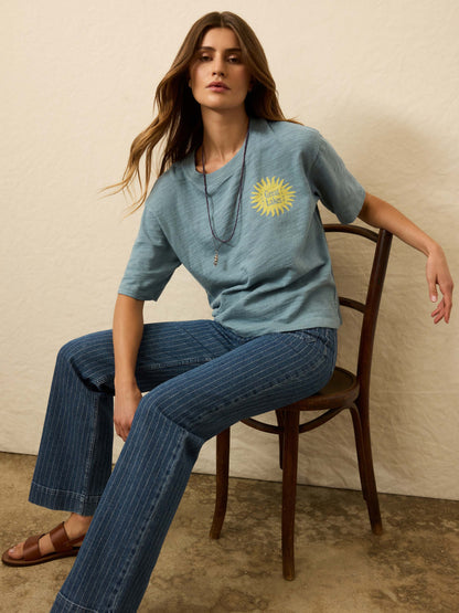 Sunwashed Slub Vintage Tee - Citadel