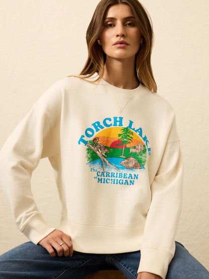 High Standard Fleece Vintage Crewneck - Cabo Blanco