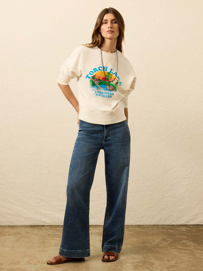 High Standard Fleece Vintage Crewneck - Cabo Blanco