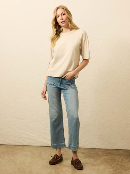 Hemp Blend Vintage Tee - Natural