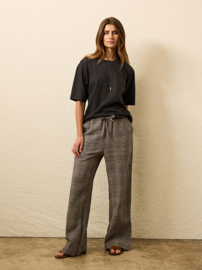 Hemp Blend Vintage Tee - Washed Black