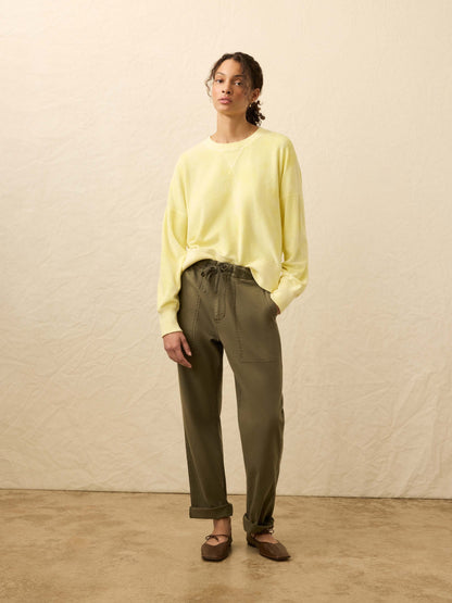 High Tide Terry Crew - Limelight Tie Dye