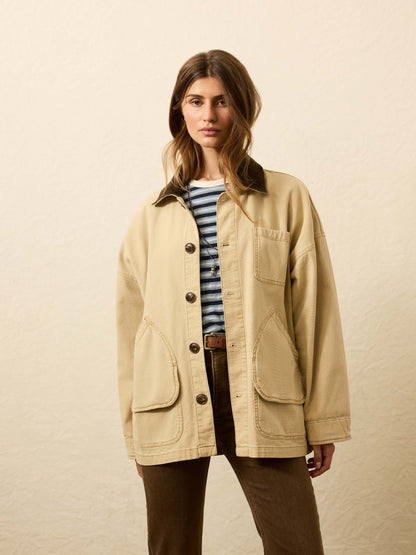 Sunwashed Canvas Barn Jacket - Sandy Khaki