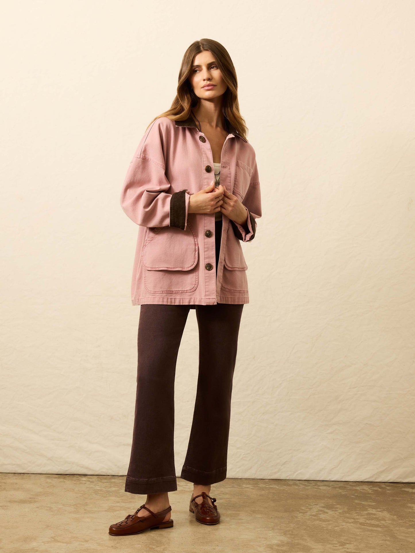 Sunwashed Canvas Barn Jacket - Nostalgia Rose