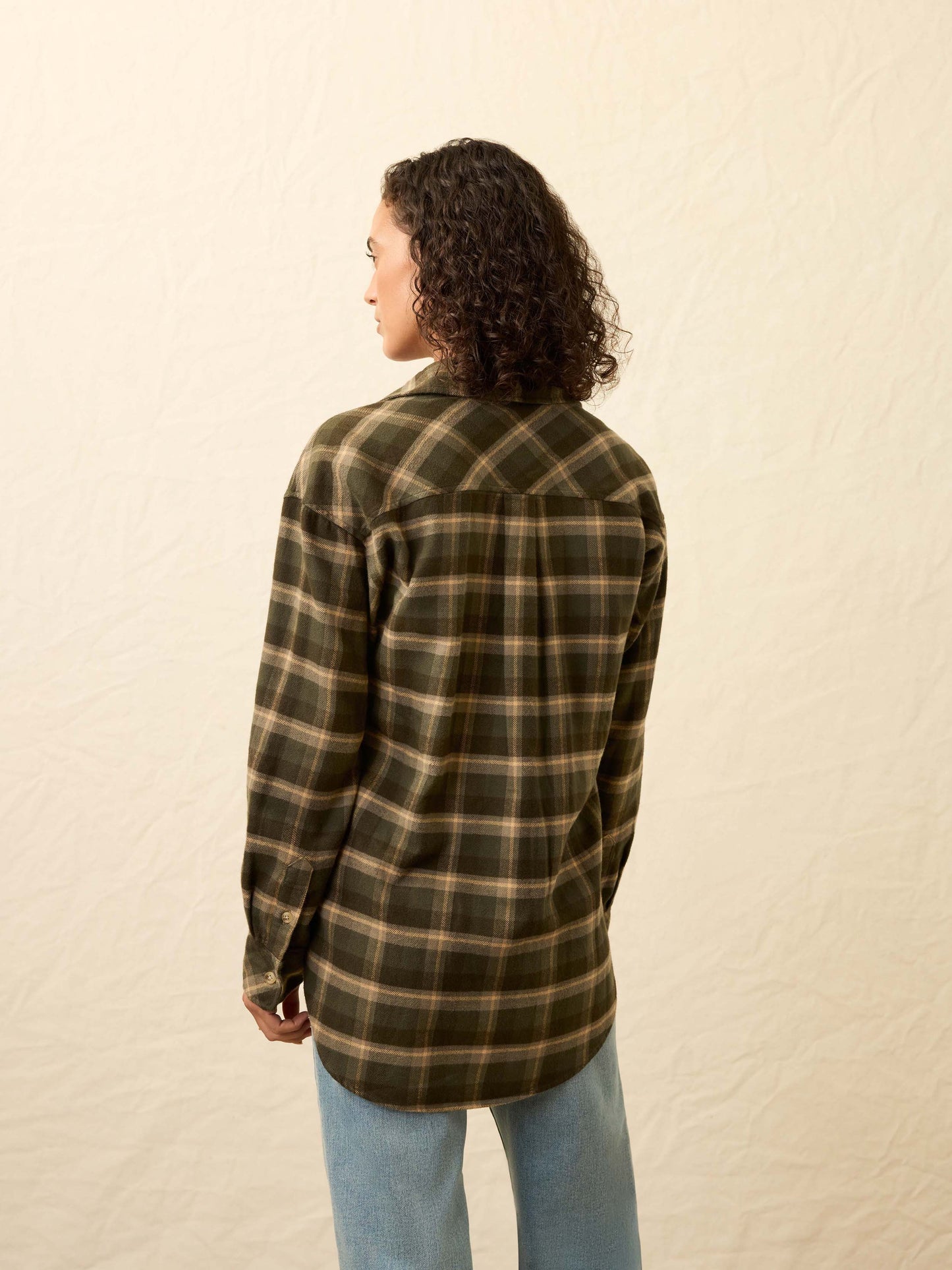 Heirloom Portuguese Flannel Overshirt - Garret Verde Plaid