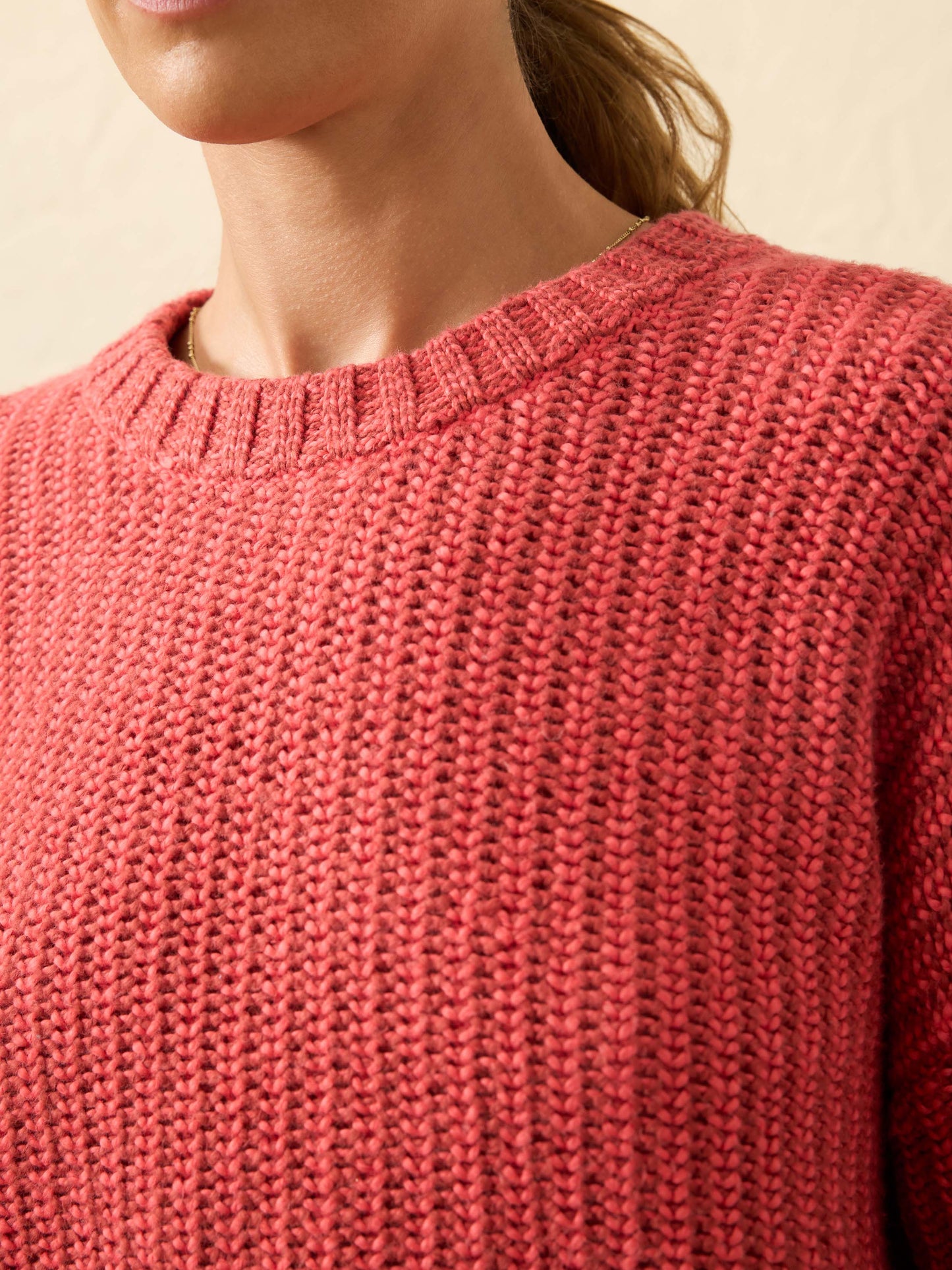 Heirloom Cotton Relaxed Crew - Dubarry Stripe