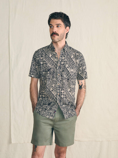 Short-Sleeve Breeze Shirt - Black Kaula