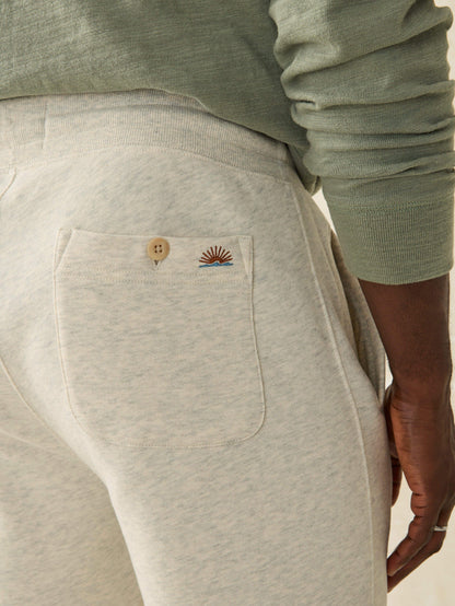 High Standard Fleece Sweatpant - Antique Ivory Heather