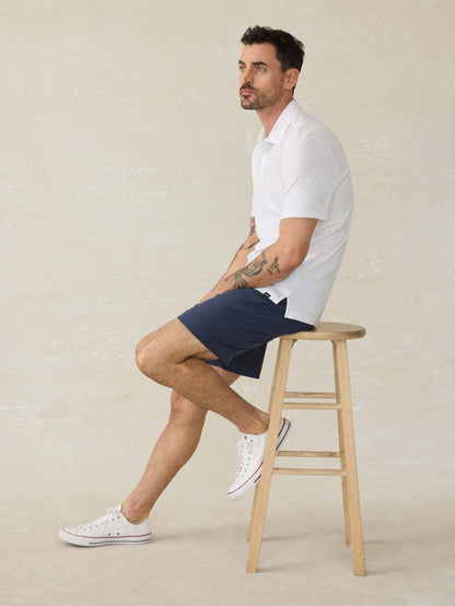 Short-Sleeve Movement™ Pique Polo - Pure White