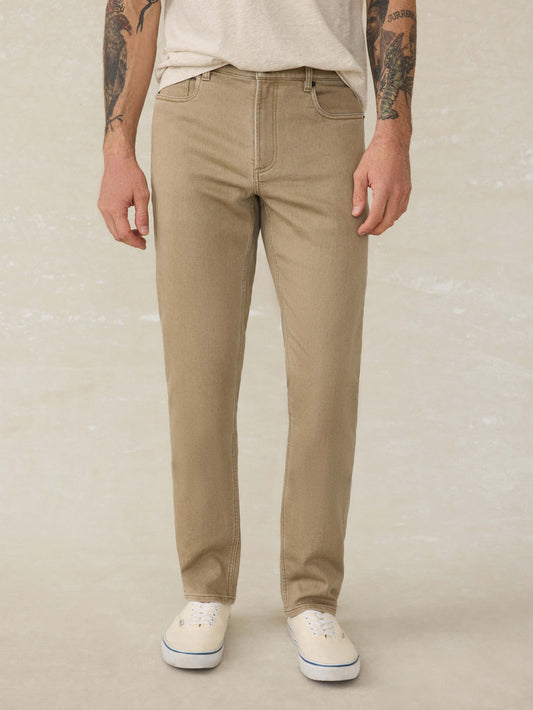 Stretch Terry 5-Pocket Pant - Desert Khaki
