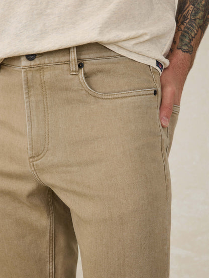 Stretch Terry 5-Pocket Pant - Desert Khaki