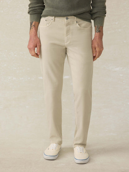 Stretch Terry 5-Pocket Pant - Stone