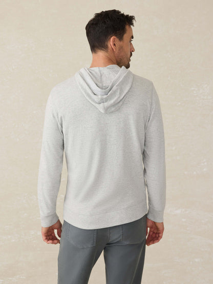 Sunwashed Midweight Organic Hoodie - Light Grey Heather