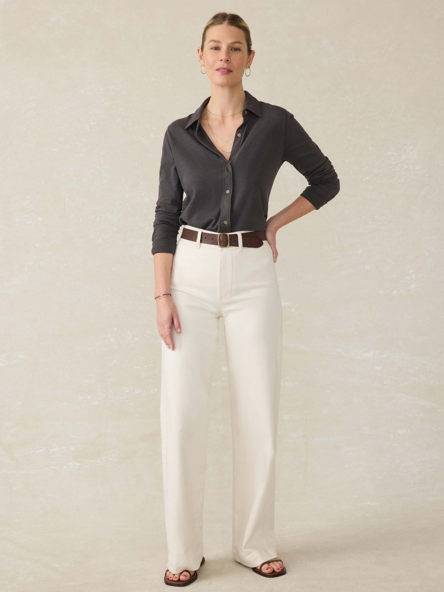 Sunwashed Knit Shirt - Washed Black