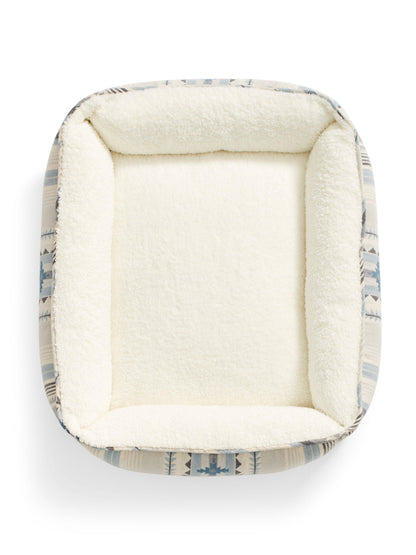 Doug Good Feather Dog Bed (Large) - Glacier Sky